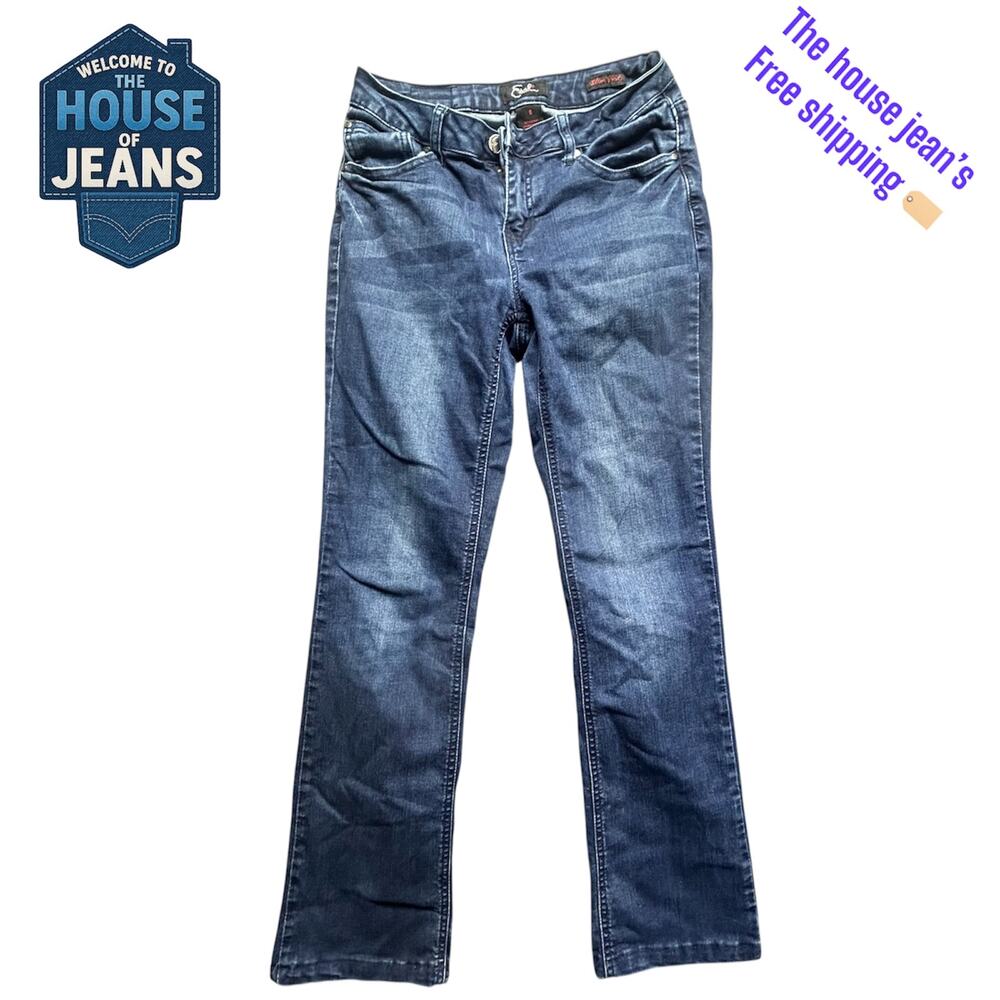 Earl Jeans Women’s Size 6 Slim Stretch Blue Denim Jeans – Flattering Fit,